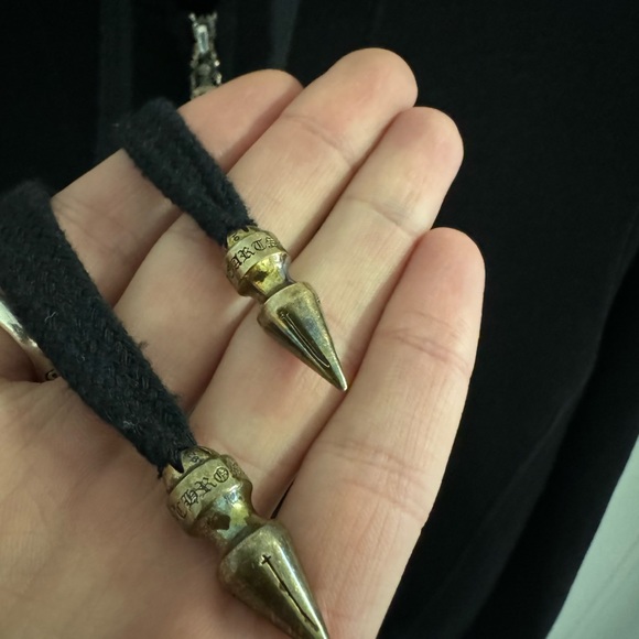 Chrome Hearts Matty Boy Chomper Leather Patch Zip-Up Hoodie - Picture 10 of 14